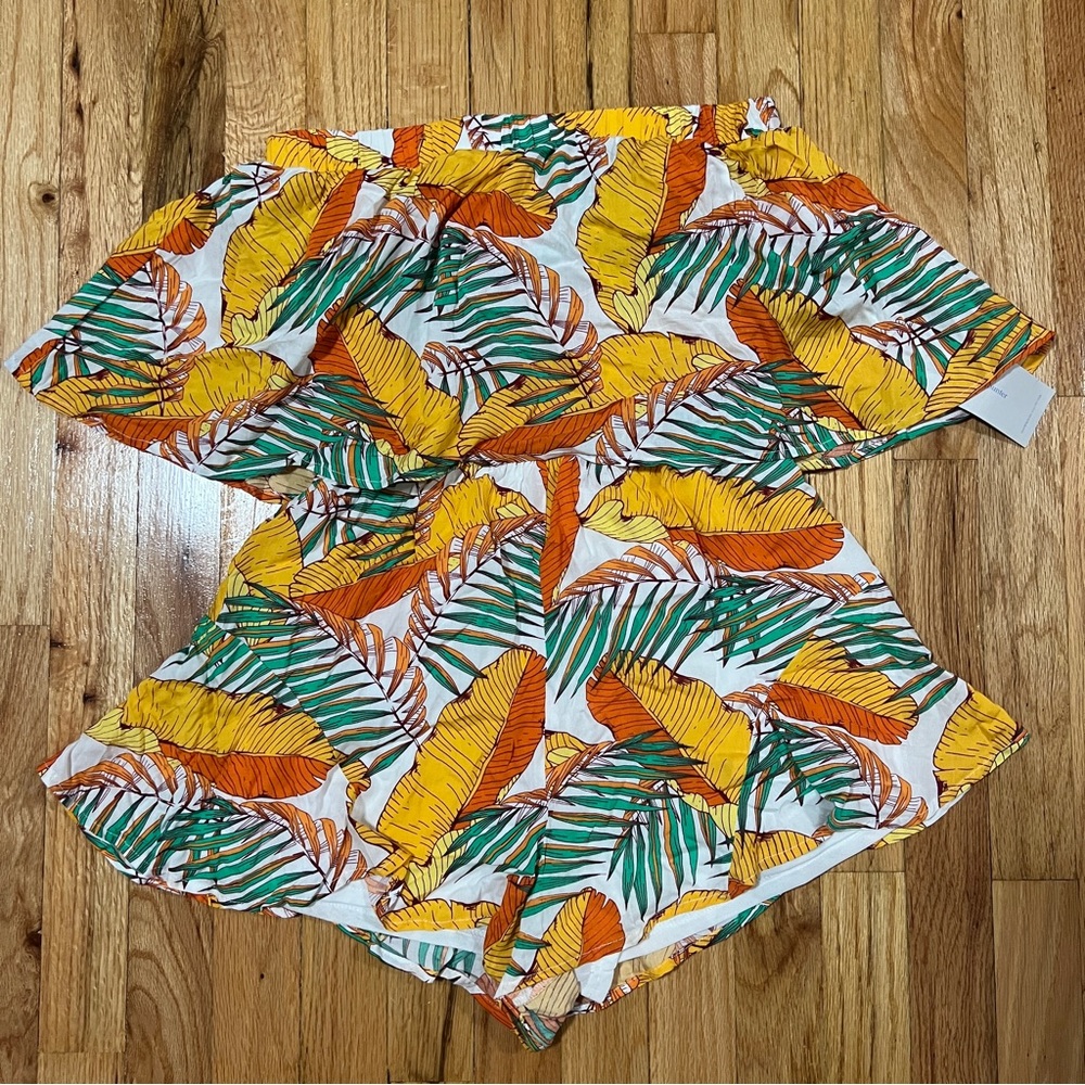 Love Encounter Leaves Romper Size S